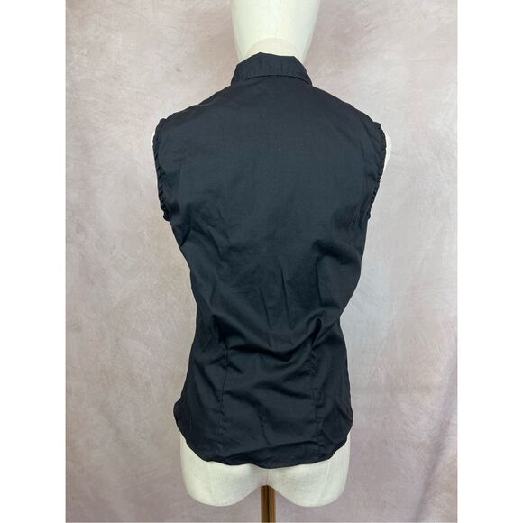 Vintage 1950s Blouse Button Front Mod - Picture 4 of 7